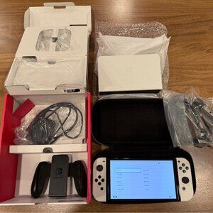 Nintendo Switch OLED Model - 64GB - White Excellent Condition